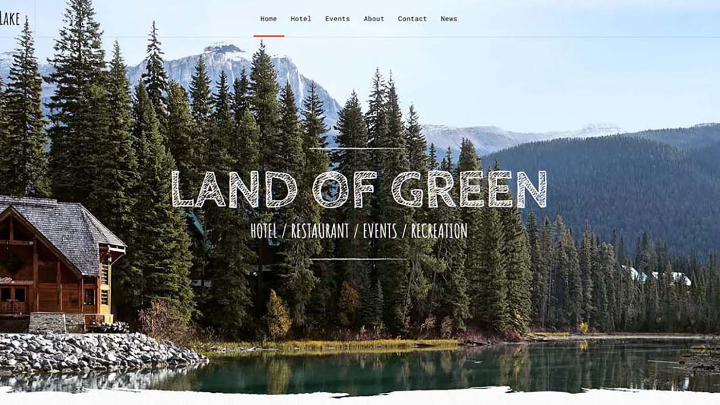 Beispiel Template von Yootheme-webdesign wegwb