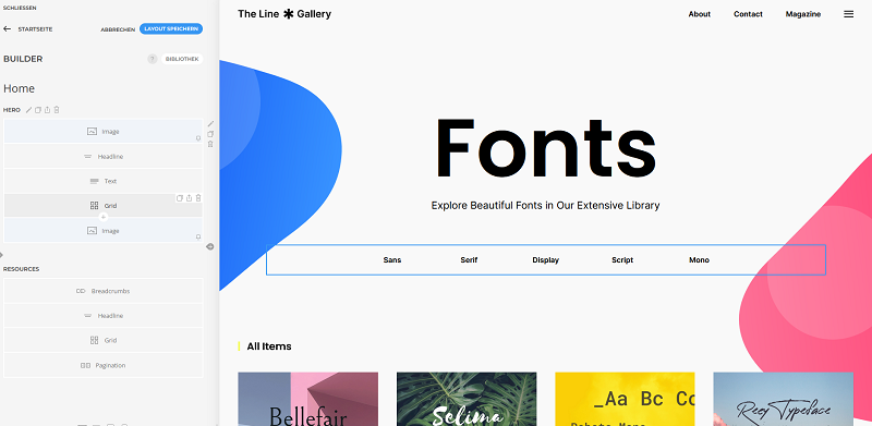 AnleitiungInhalte mit Content Builder pflegen