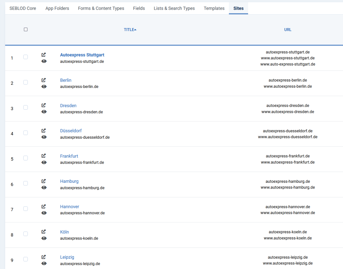 Verwalten beliebig vieler Domains mit einer Joomlainstallation